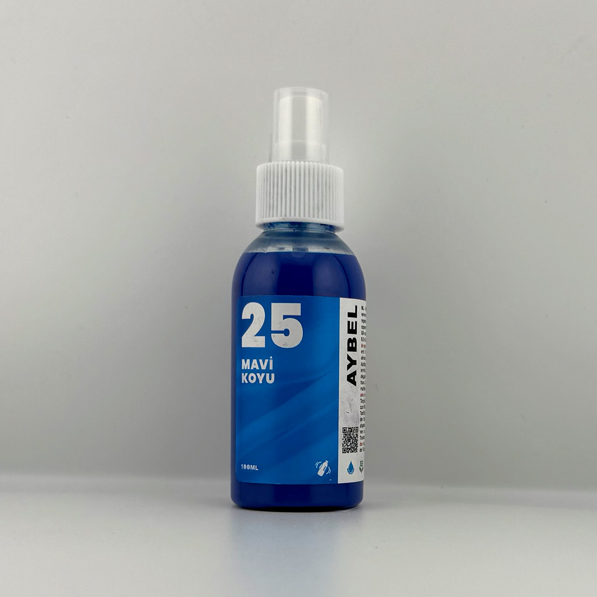 Égkék textilfesték spray
