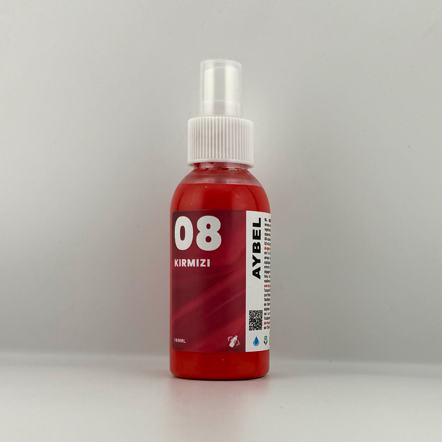 Spray de tinta para tecido vermelho rubi