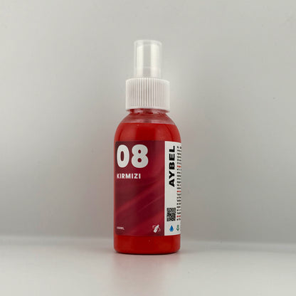 Spray de tinta para tecido vermelho rubi