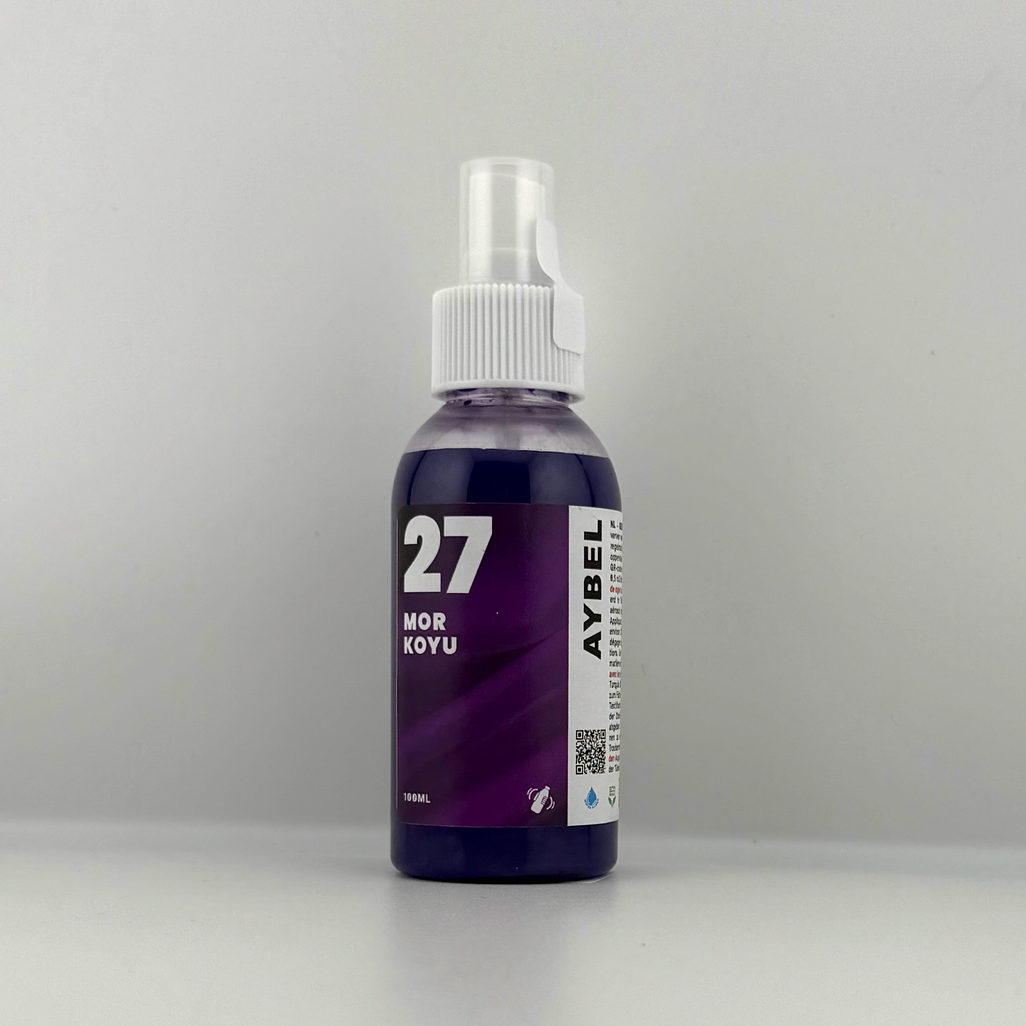 Dunkelviolettes Textilfarbspray