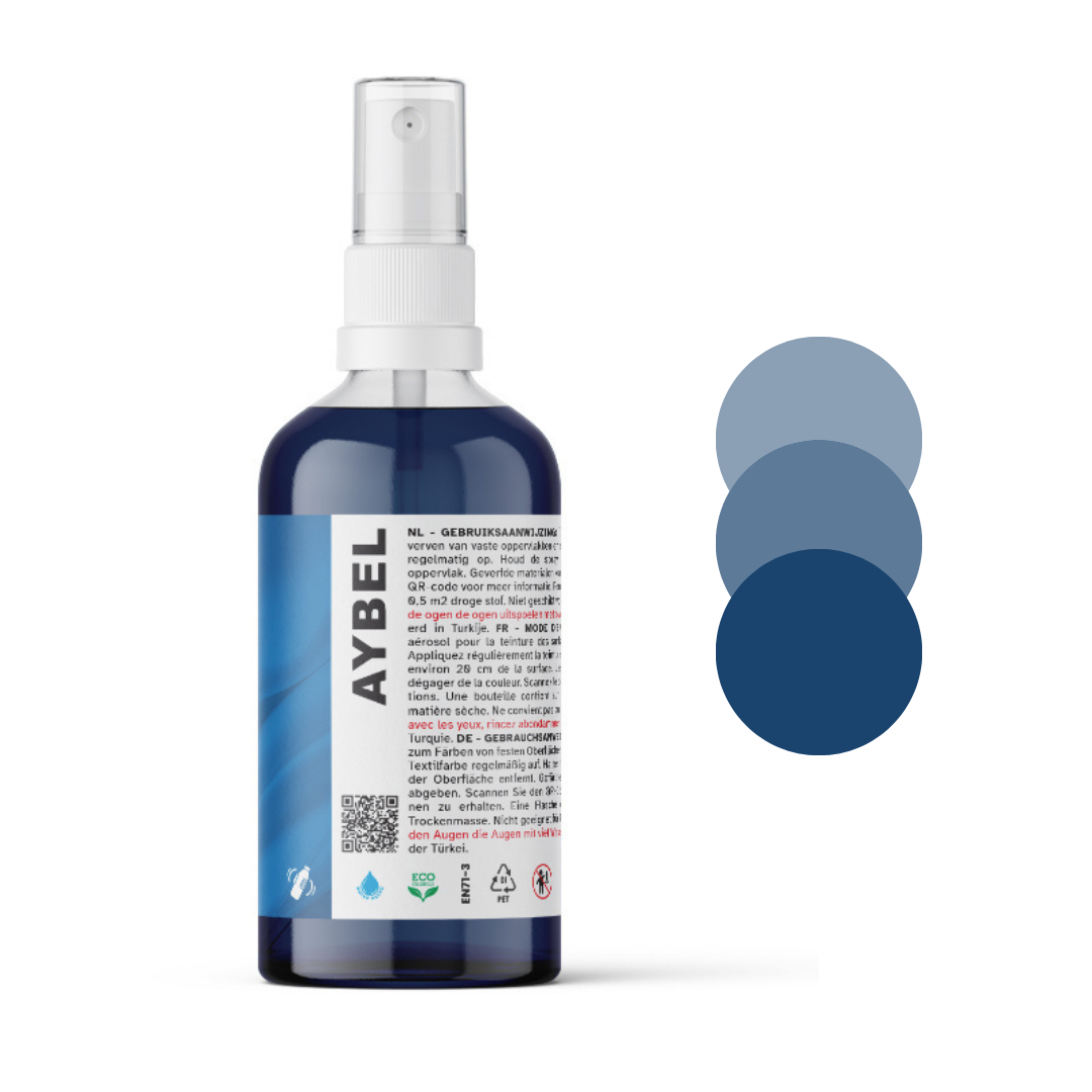Spray colorant textil albastru marin